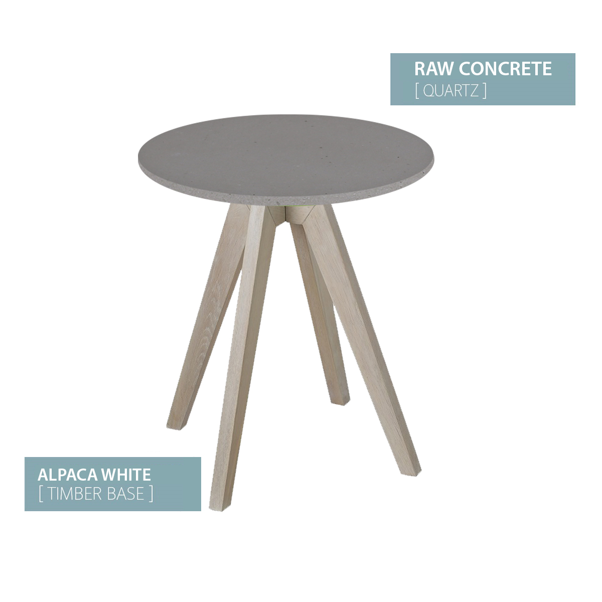 Alpaca White Base (Raw Concrete)